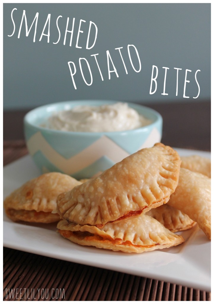 Smashed Potato Bites! Great Game Day appetizer!