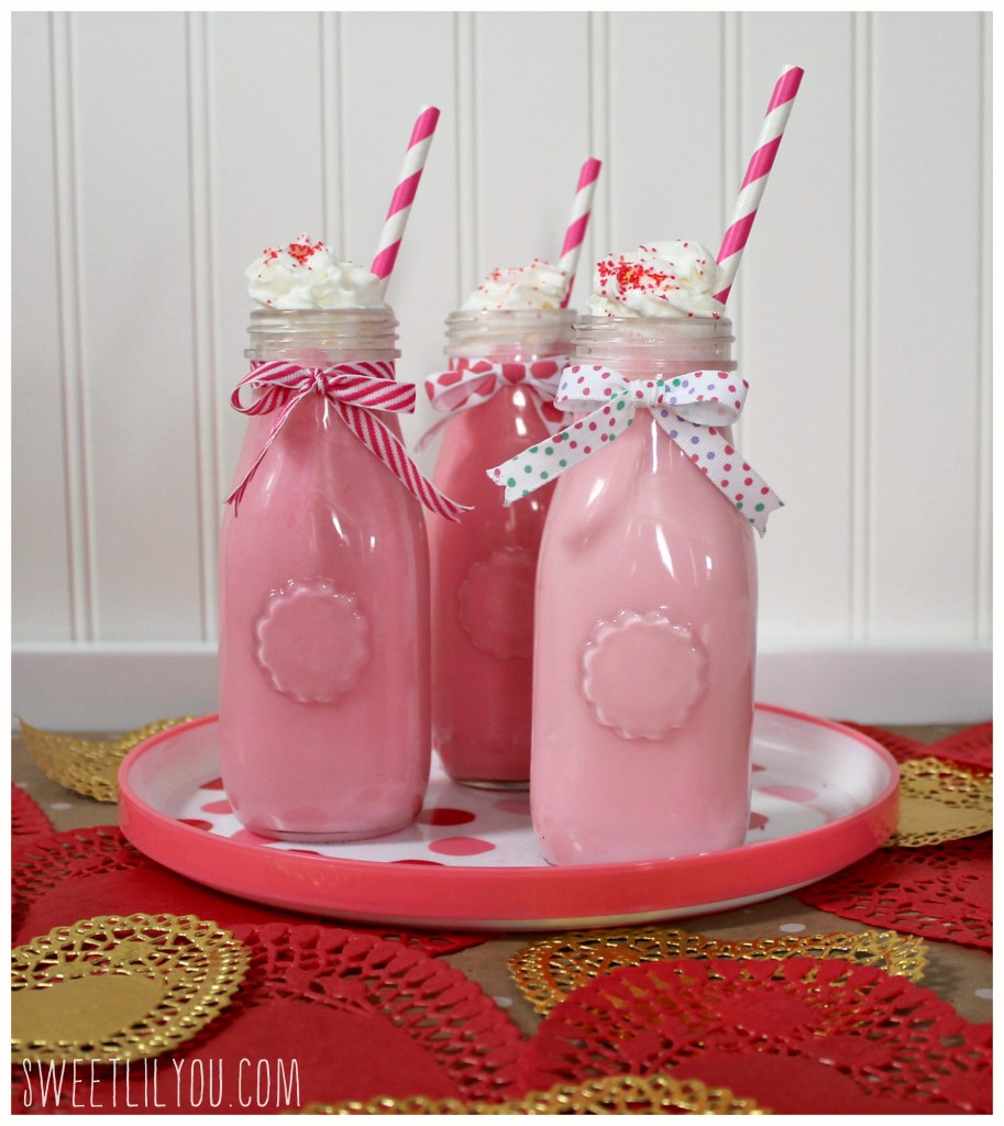 raspberry white chocolate milk