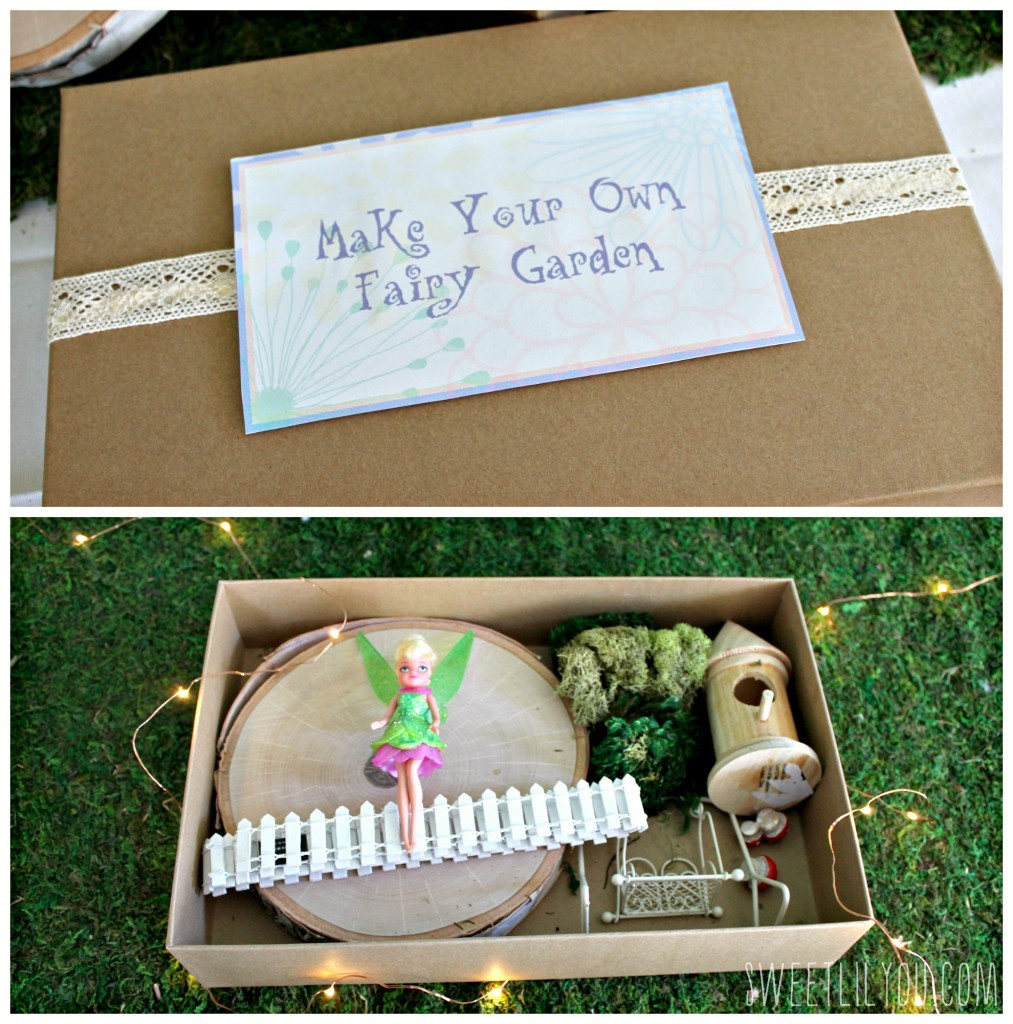 Make Your Own Fairy Garden! Tinker Bell Party Craft! From SweetLilYou.com