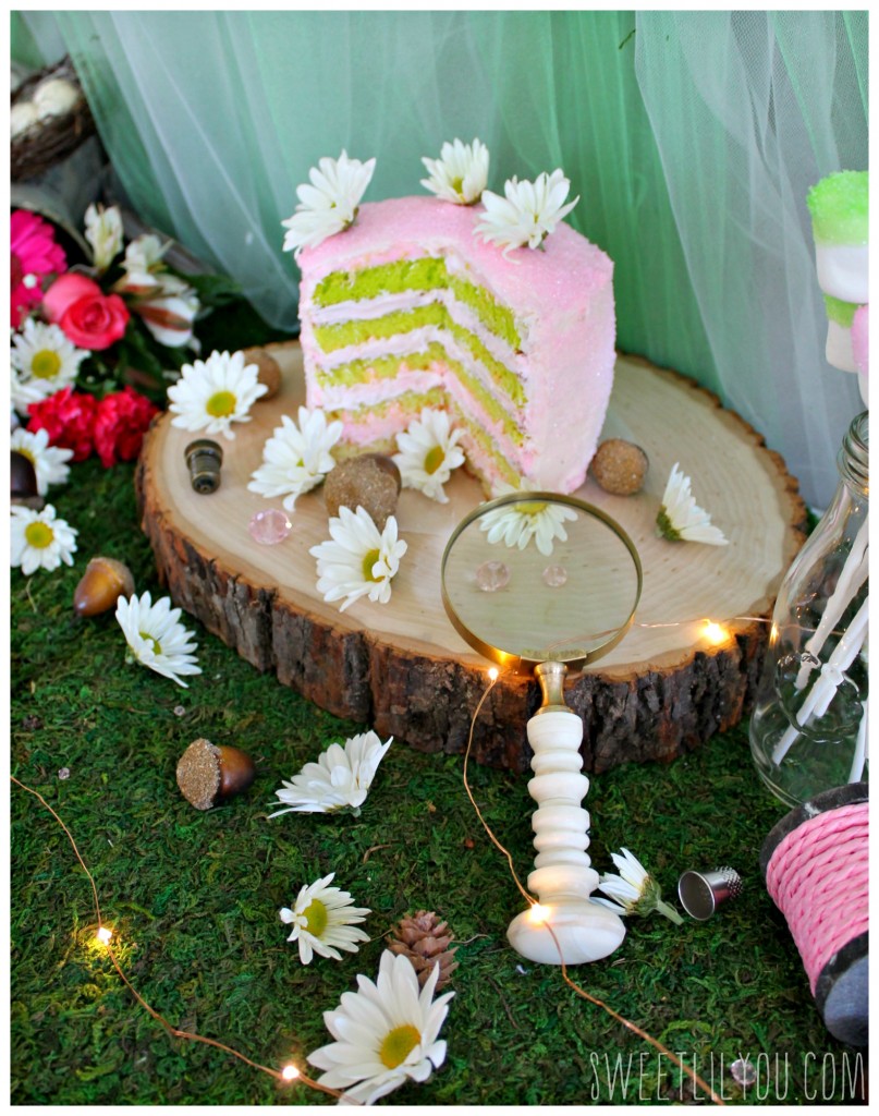 Tinker Bell Ombre Cake! From SweetLilYou.com