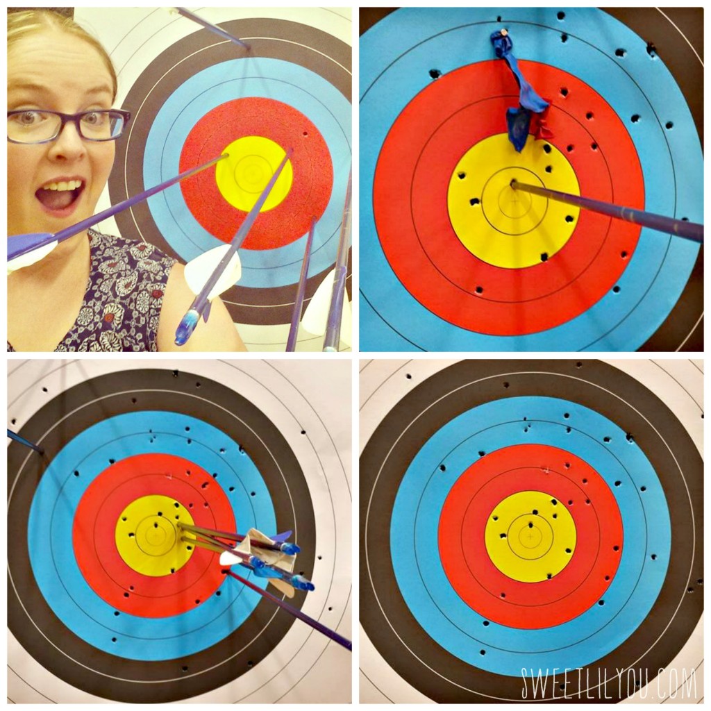 Fun at Ace Archers Learning about archery