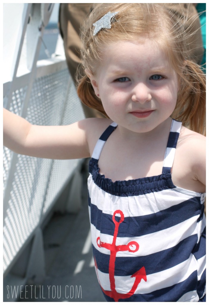 Avery on the top deck
