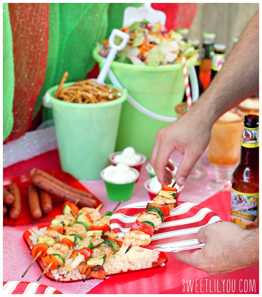 Christmas in July Picnic food