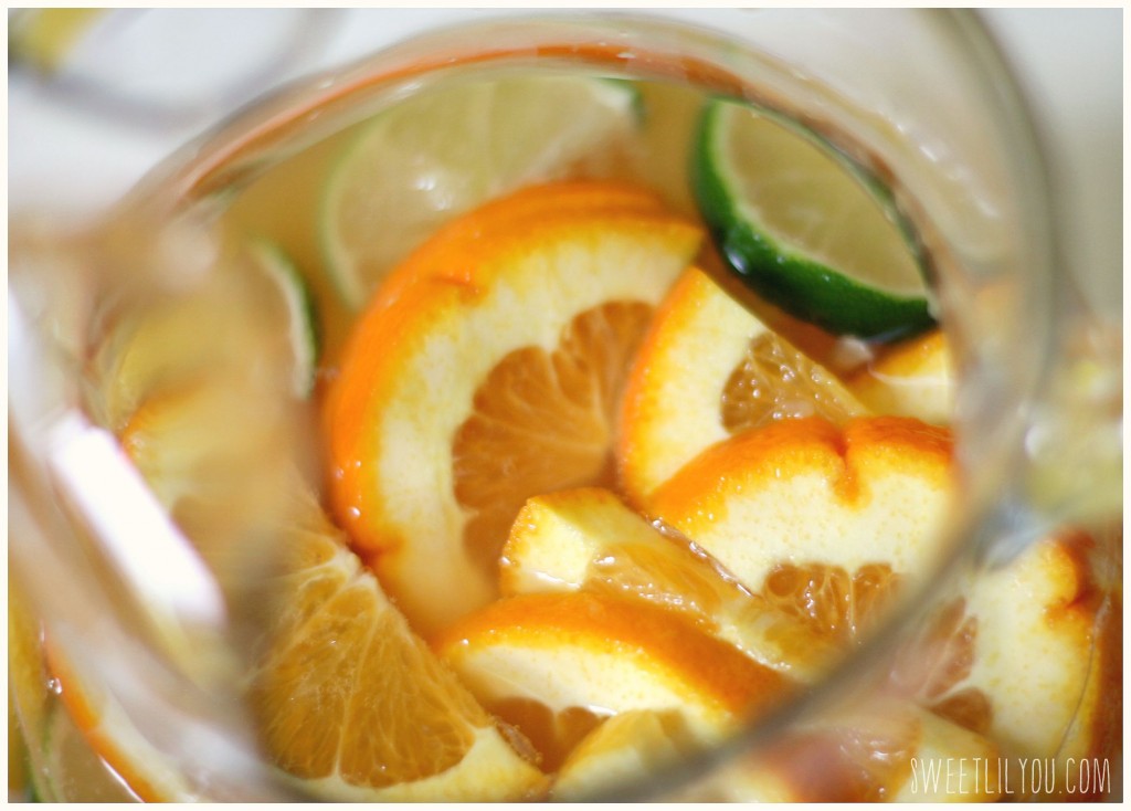 Citrus fruit sangria