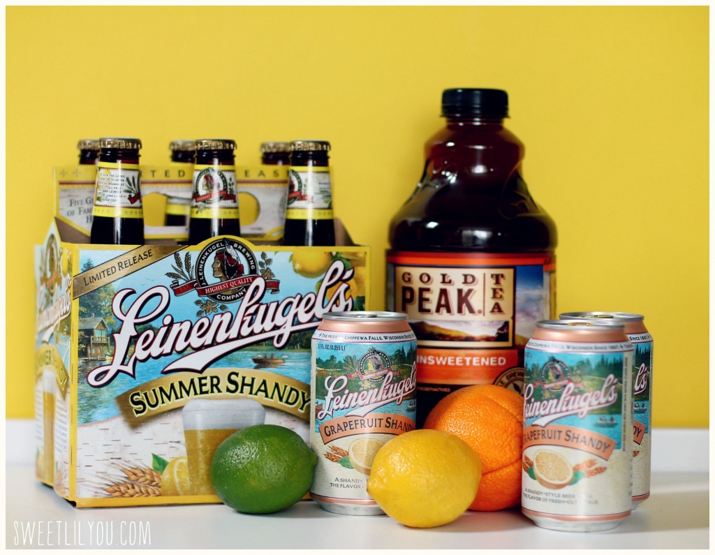 Leinenkugel's Shandy and Gold Peak Tea