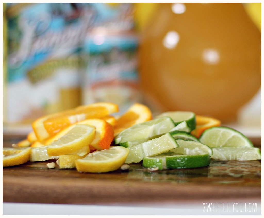Shandy Sangria ingredients - Beer Sangria