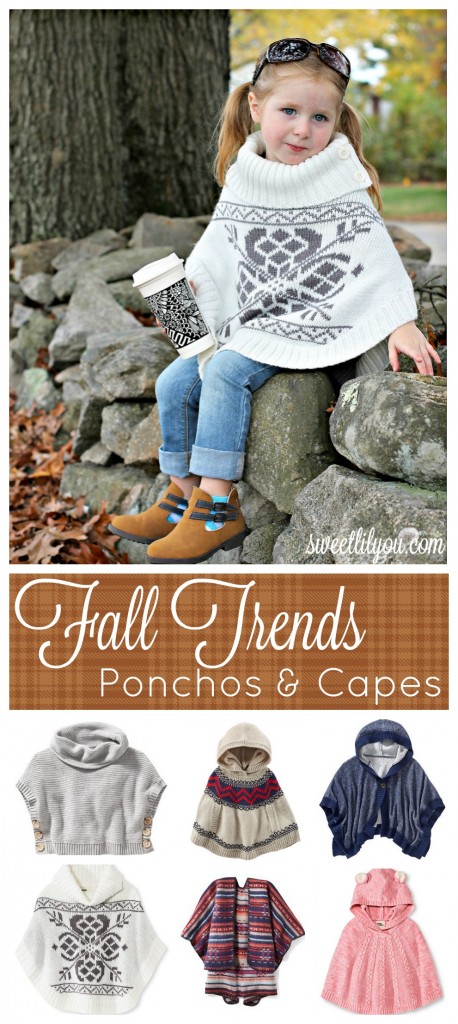 Fall Trends - Ponchos & Capes - #Microfashion sweetlilyou.com