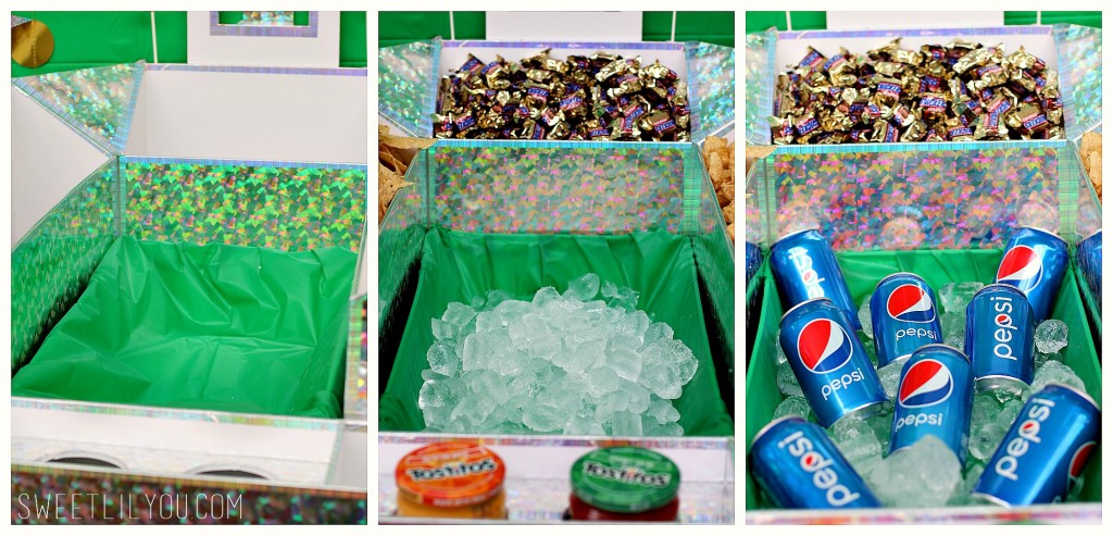 field of ice for sodas