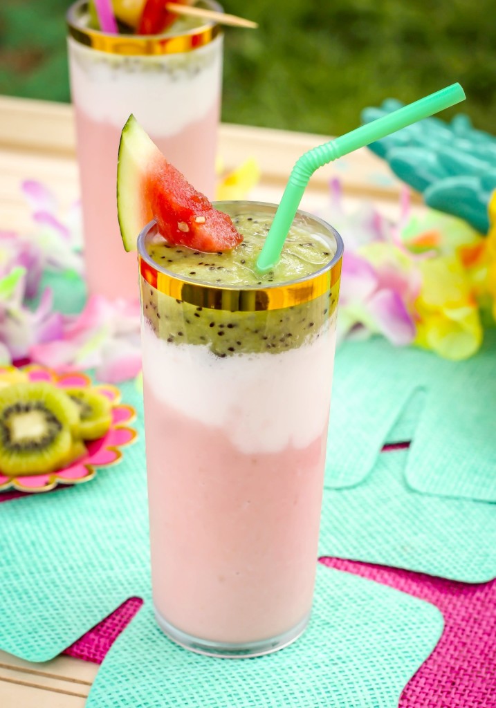 Watermelon mixed drink