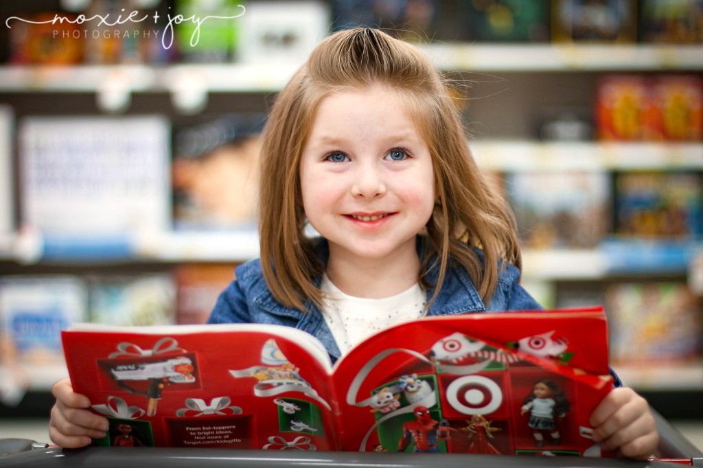 Making her christmas list